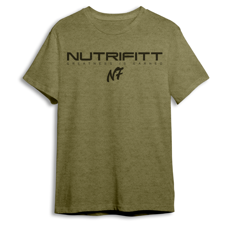 nutrifitt greatness is earned military green
