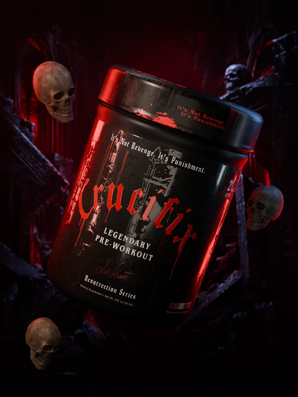 Crucifix Prodigy Pop in its cinematic product scene
